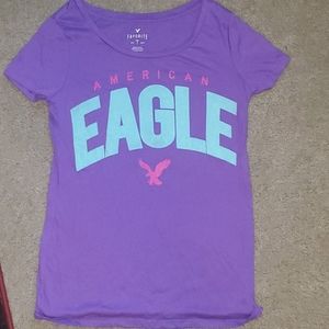 American Eagle favorite T in purple